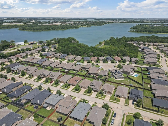 11513 Champion Creek Dr, Frisco, TX 75036 - aerial overview of property's location featuring a large body of water and nearby suburban area