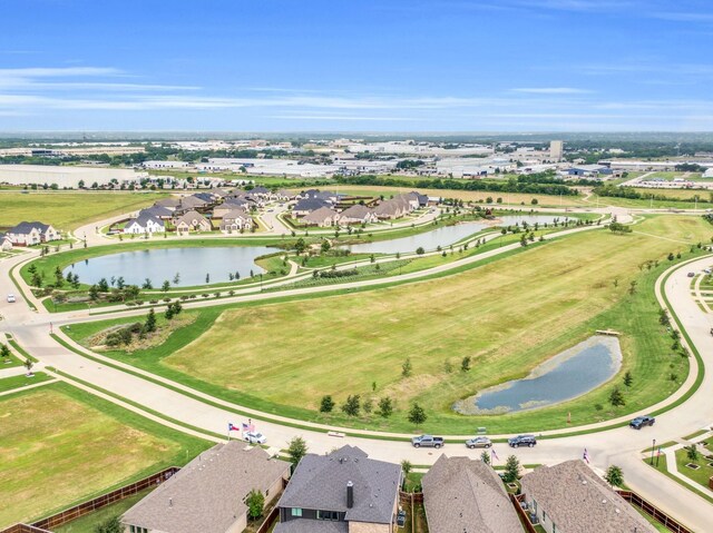 1415 Misty Pasture Way, Mansfield, TX 76063 - aerial perspective of suburban area with a large body of water
