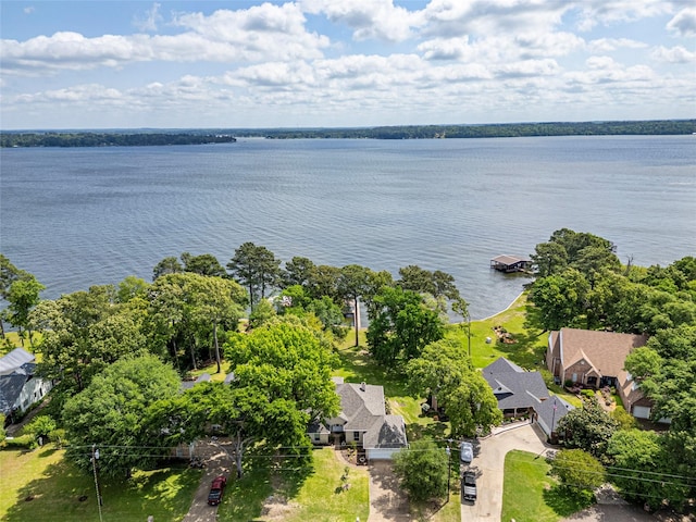 22770 Diamond Bay Dr, Frankston, TX 75763 - aerial view of residential area with a nearby body of water