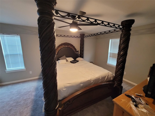 3309 Graybar Dr, Garland, TX 75040 - bedroom with dark carpet and baseboards