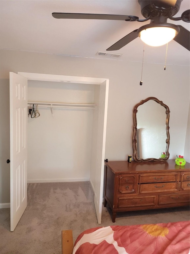 3309 Graybar Dr, Garland, TX 75040 - bedroom with light carpet and ceiling fan