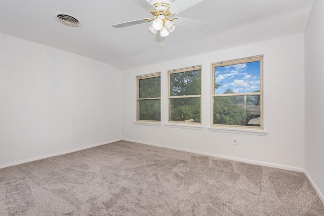 507 Vernet St, Richardson, TX 75080 - carpeted empty room with baseboards and ceiling fan