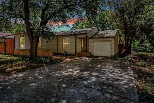 11502 Rupley Ln, Dallas, TX 75218 - single story home featuring a garage and concrete driveway