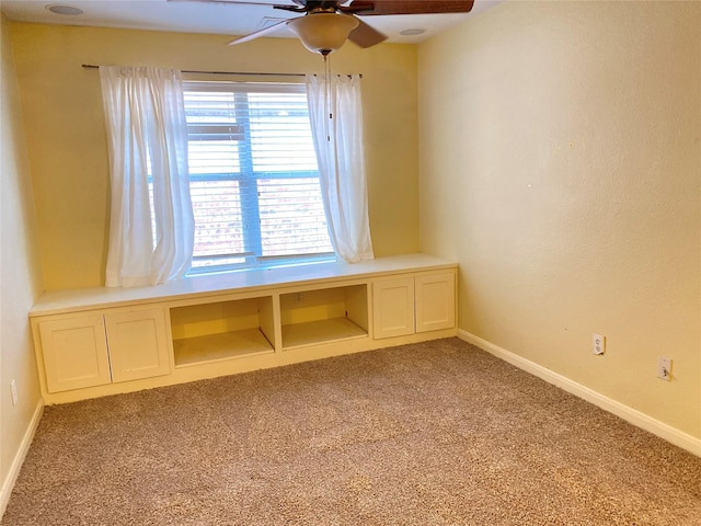 2769 Sunlight Dr, Little Elm, TX 75068 - unfurnished office with a ceiling fan and carpet