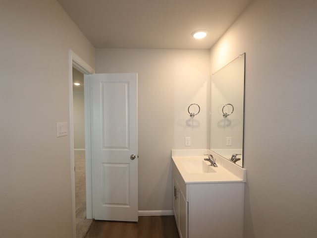 453 Forsyth Dr, Princeton, TX 75407 - bathroom with vanity and wood finished floors