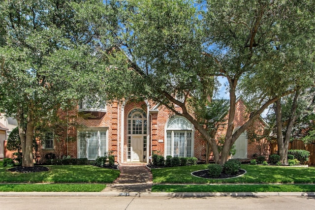 3928 Dove Creek Ln, Plano, TX 75093 - view of front of house with brick siding