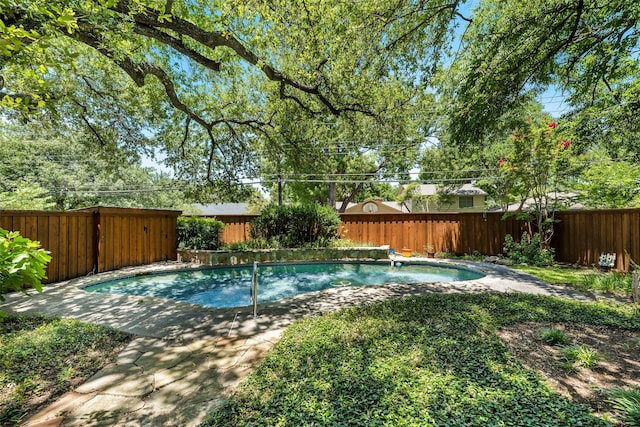 13861 Far Hills Ln, Dallas, TX 75240 - view of pool with a fenced backyard