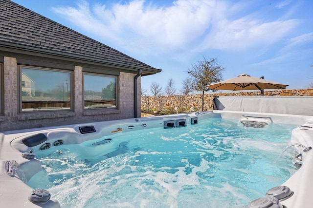 204 Big Sky Cir, Northlake, TX 76226 - view of pool featuring a hot tub