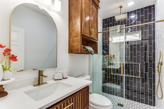 3020 Pueblo Trl, Lake Worth, TX 76135 - full bathroom with vanity and a shower stall