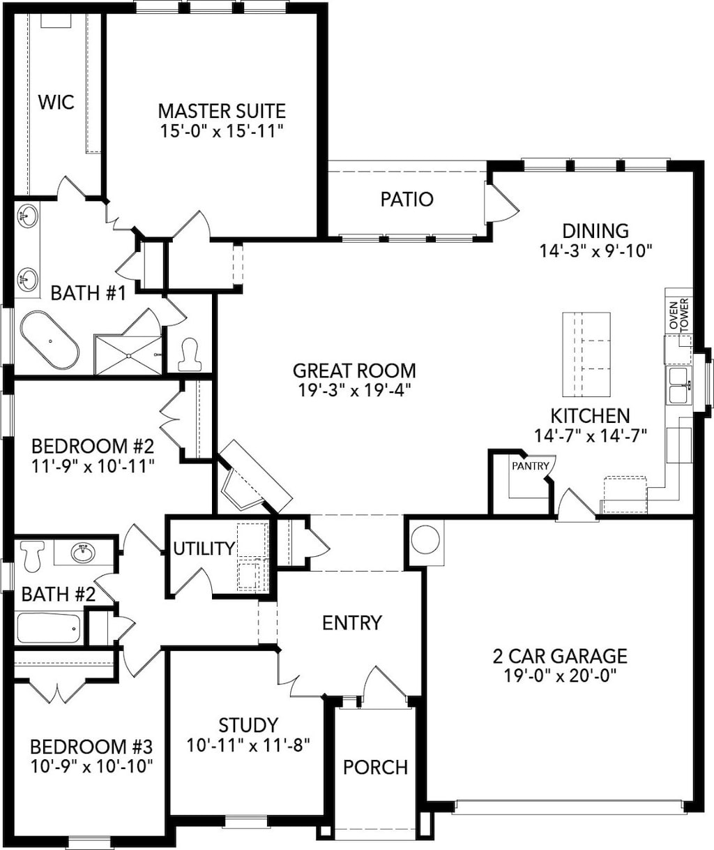428 Burrow Dr, Waxahachie, TX 75167 - view of room layout