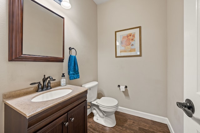 13341 Ridgepointe Rd, Fort Worth, TX 76244 - bathroom featuring vanity and wood finished floors