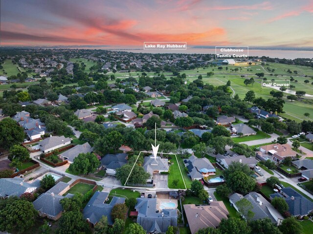 1450 Meandering Way, Rockwall, TX 75087 - aerial view of residential area