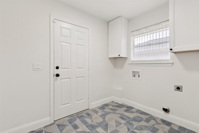 1100 Longworth Dr, Plano, TX 75075 - laundry room featuring hookup for an electric dryer, cabinet space, and hookup for a washing machine