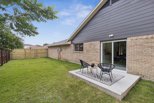 1100 Longworth Dr, Plano, TX 75075 - fenced backyard with a patio area