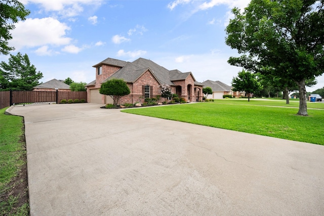 220 Arbor Ln, Haslet, TX 76052 - french country style house with concrete driveway, an attached garage, brick siding, and stone siding