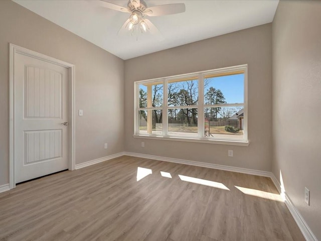 106 Saddle Brook Dr, Lufkin, TX 75904 - empty room with wood finished floors and ceiling fan