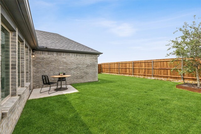 259 Bright Alcove Ct, Lavon, TX 75166 - fenced backyard featuring a patio area