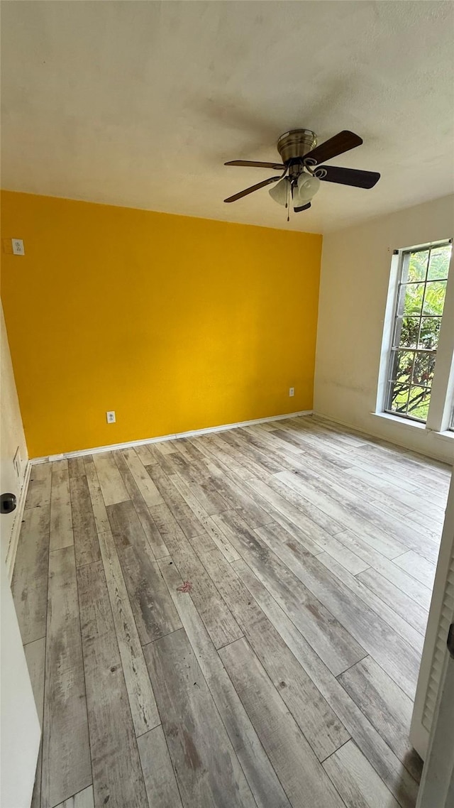 1705 Morningstar Trl, Richardson, TX 75081 - unfurnished room featuring ceiling fan and hardwood / wood-style floors