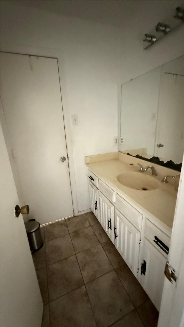 1705 Morningstar Trl, Richardson, TX 75081 - bathroom with vanity and tile patterned flooring