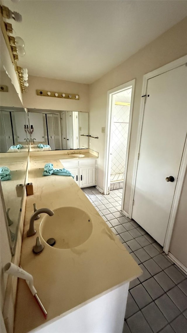 1705 Morningstar Trl, Richardson, TX 75081 - bathroom featuring tile patterned floors and vanity