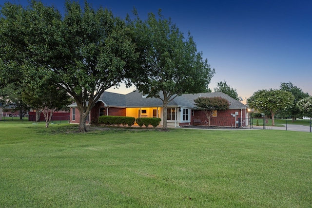 700 Lake Vista Ln, Lavon, TX 75166 - view of front facade featuring brick siding