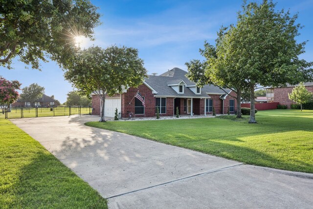 700 Lake Vista Ln, Lavon, TX 75166 - view of front facade featuring brick siding and roof with shingles