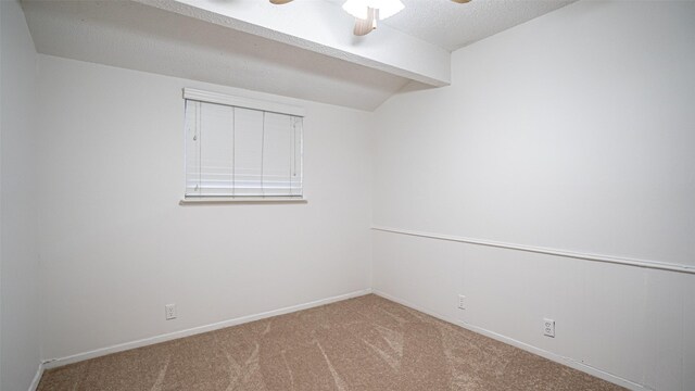 217 Wintercrest Rd, Burleson, TX 76028 - carpeted spare room featuring a ceiling fan and a textured ceiling