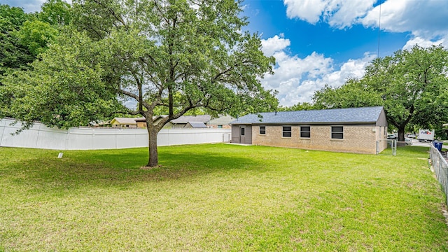 217 Wintercrest Rd, Burleson, TX 76028 - rear view of property with a fenced backyard and brick siding