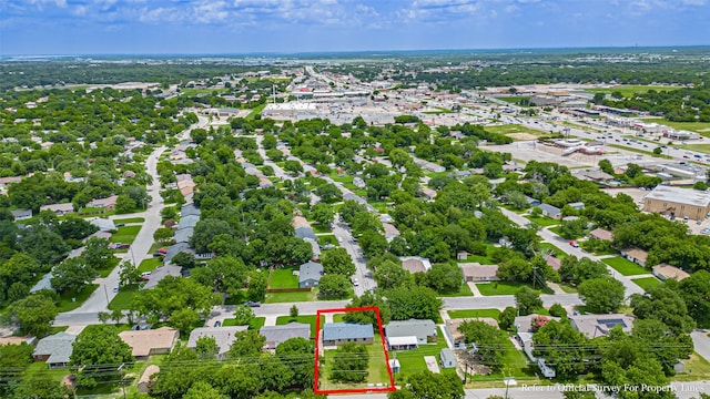 217 Wintercrest Rd, Burleson, TX 76028 - aerial overview of property's location featuring property parcel outlined