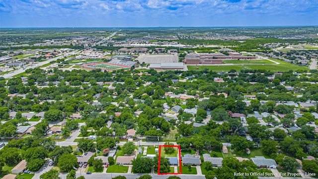 217 Wintercrest Rd, Burleson, TX 76028 - aerial view of property's location featuring property parcel outlined