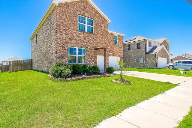 5305 Shady Springs Trl, Fort Worth, TX 76179 - traditional-style house with driveway, brick siding, and a garage