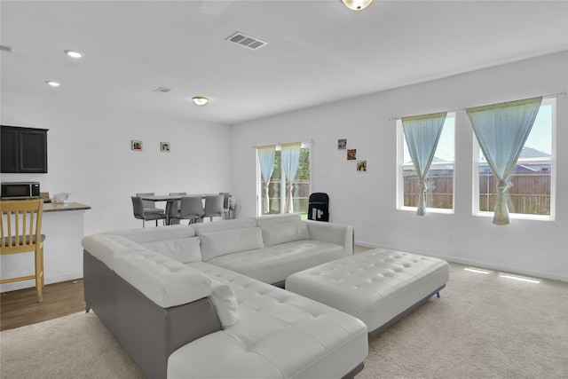 5305 Shady Springs Trl, Fort Worth, TX 76179 - living room with light carpet and recessed lighting