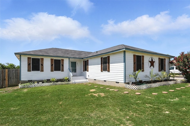 1471 Stony Valley Dr, Ponder, TX 76259 - ranch-style home with crawl space