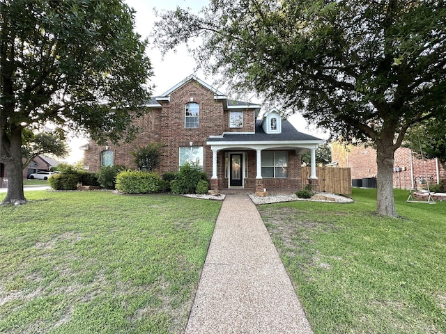 4201 Iron Ln, Mansfield, TX 76063 - traditional home with brick siding and a porch