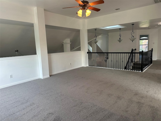 4201 Iron Ln, Mansfield, TX 76063 - empty room featuring a ceiling fan and carpet