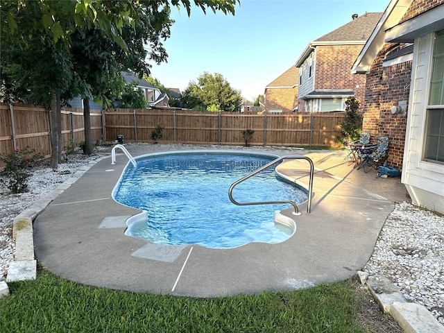 4201 Iron Ln, Mansfield, TX 76063 - view of swimming pool featuring a fenced backyard and a patio