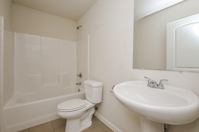 2719 William St, Mabank, TX 75147 - bathroom featuring tile patterned floors and tub / shower combination