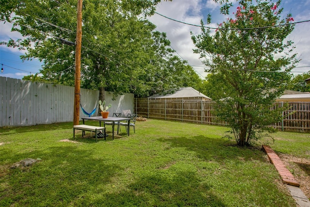 1211 Lansford Ave, Dallas, TX 75224 - view of fenced backyard
