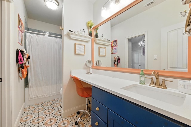 5820 Shiloh Forest Dr, Midlothian, TX 76065 - full bath featuring baseboards and vanity