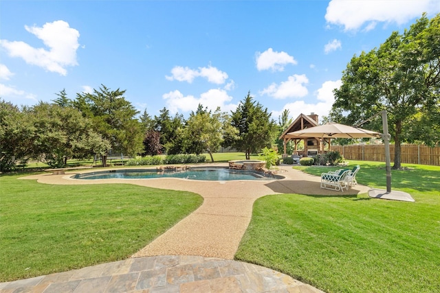 5820 Shiloh Forest Dr, Midlothian, TX 76065 - view of swimming pool featuring a patio area and a pool with connected hot tub