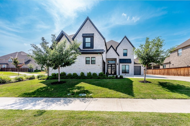 9901 Mi Tierra Dr, Fort Worth, TX 76179 - view of front of home with driveway and a standing seam roof