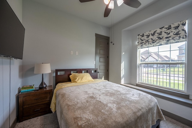 9901 Mi Tierra Dr, Fort Worth, TX 76179 - bedroom with carpet and ceiling fan