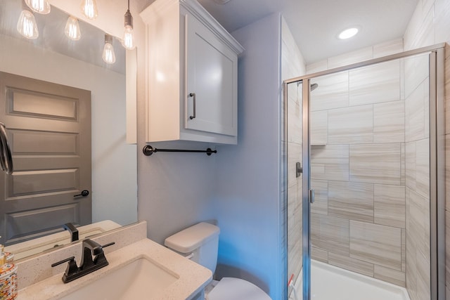9901 Mi Tierra Dr, Fort Worth, TX 76179 - bathroom with a shower stall and vanity