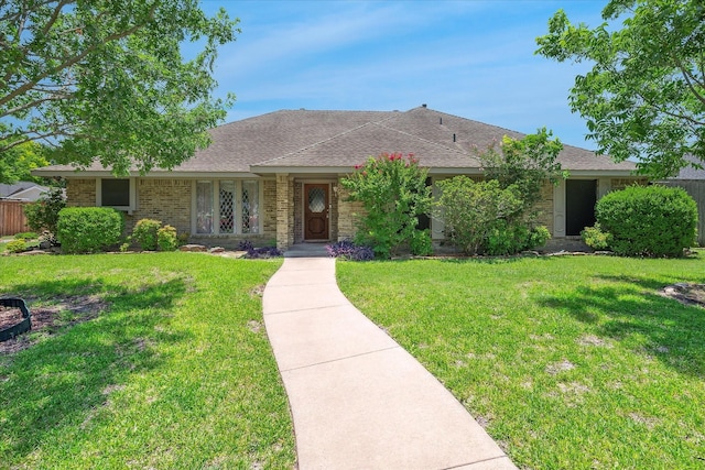 4120 Merriman Dr, Plano, TX 75074 - ranch-style home with a shingled roof