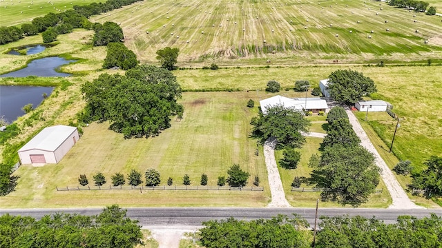 1748 Old Southmayd Rd, Sherman, TX 75092 - aerial view of sparsely populated area with a nearby body of water