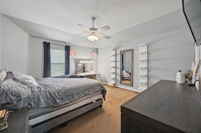 1000 Barn Owl Dr, Little Elm, TX 75068 - bedroom featuring light carpet and ceiling fan