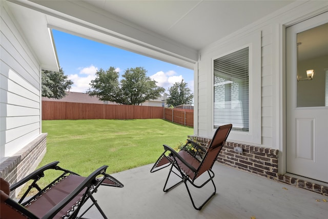 1420 Whitetail Ln, Azle, TX 76020 - fenced backyard featuring a patio area