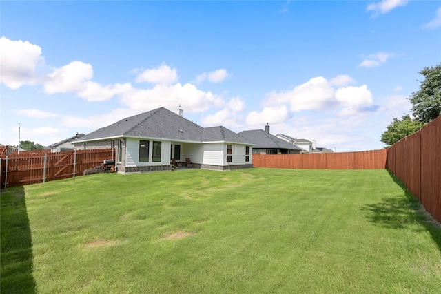 1420 Whitetail Ln, Azle, TX 76020 - back of property featuring a fenced backyard
