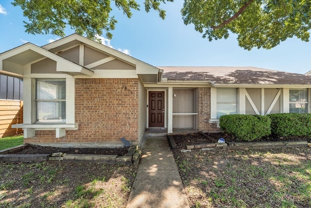 1833 Alonsdale Dr, Garland, TX 75040 - ranch-style house with brick siding and roof with shingles