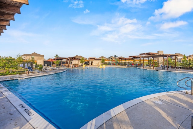2102 Clearwater Way, Royse City, TX 75189 - community pool with a residential view and a patio area